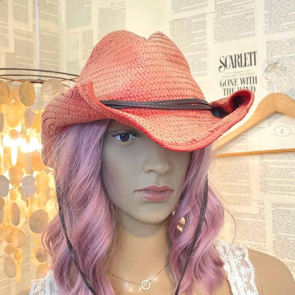 Vintage JHATS Cowgirl Western Hat One Size